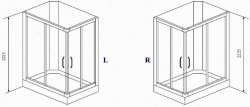 Душевая кабина Timo ILMA-102 L/R (1200x800x2250)